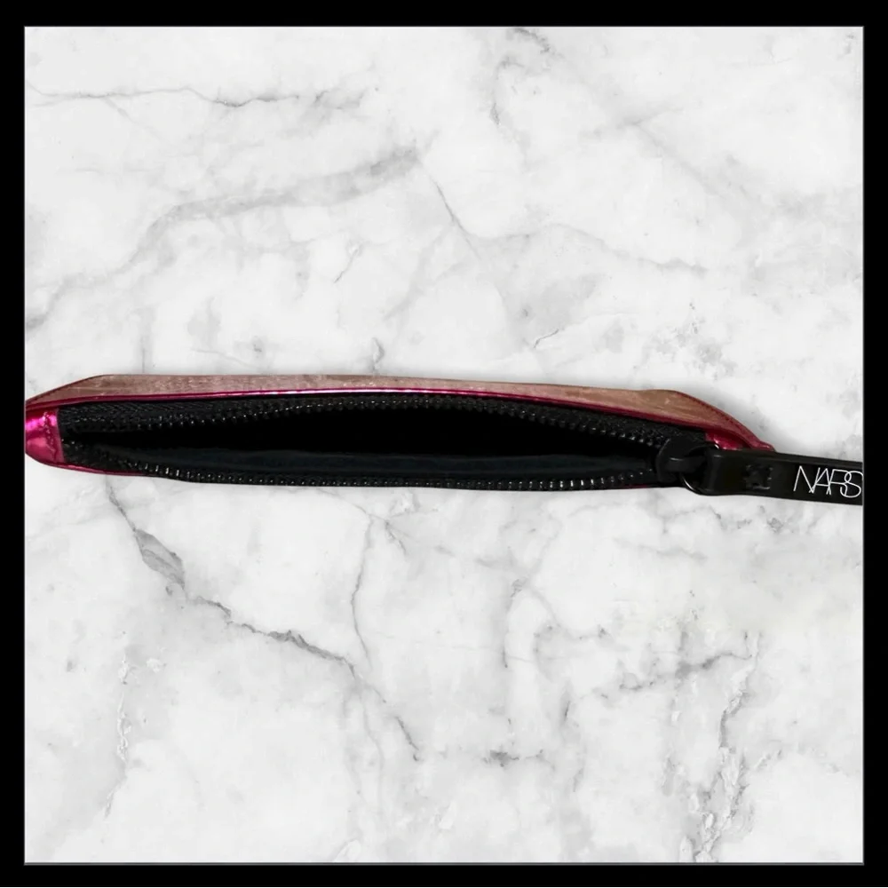 NARS Hot Pink & Black Cosmetics Bag Holiday Pouch makeup 2021 New condition